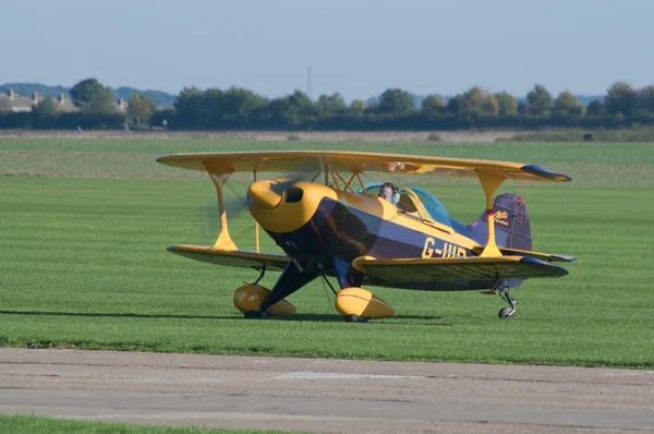 Pitts SLD Special starts its engine — Stock Photo, Image