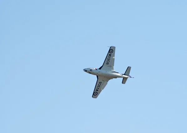 Samolotu Hawker sea hawk w locie — Zdjęcie stockowe