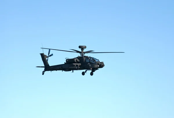 AH - 64d apache longbow w locie — Zdjęcie stockowe