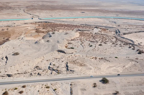 Paisaje del desierto cerca del Mar Muerto — Foto de Stock