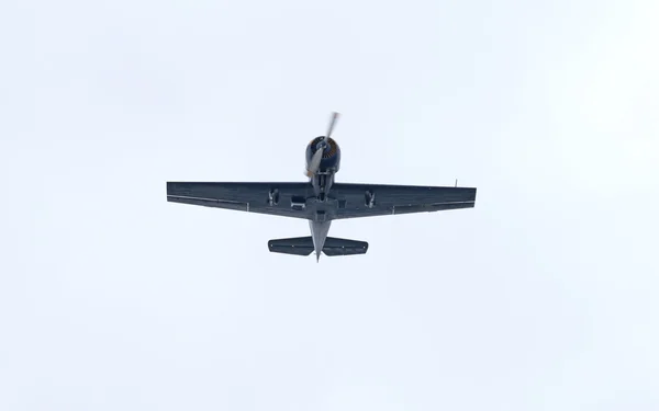 在飞行中的牦牛-52 — 图库照片
