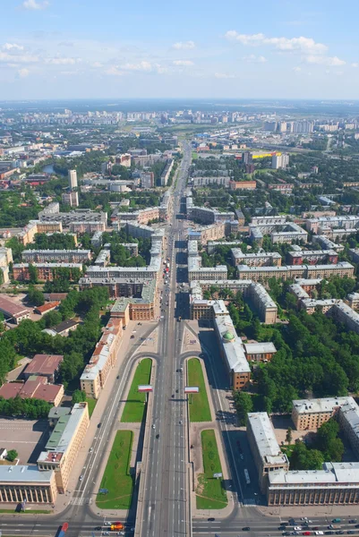 Avenida Zanevsky em São Petersburgo — Fotografia de Stock