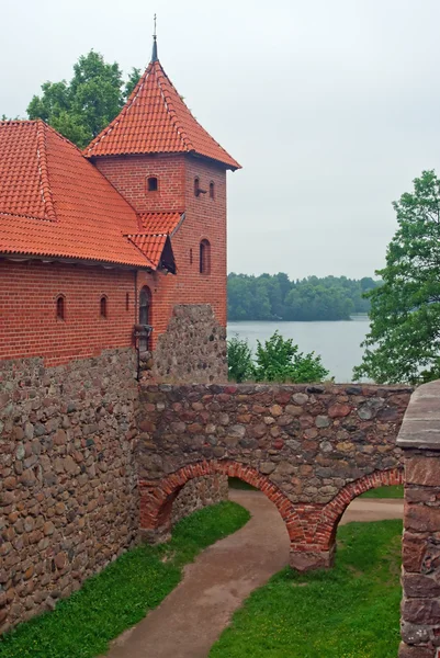 Trakai κάστρο θραύσμα — Φωτογραφία Αρχείου