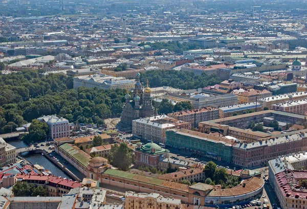 Birdseye weergave van Sint-petersburg — Stockfoto
