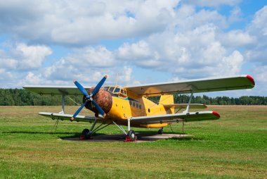 An-2 agricultural plane clipart