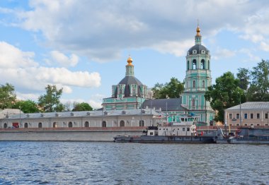 Old church in Moscow clipart