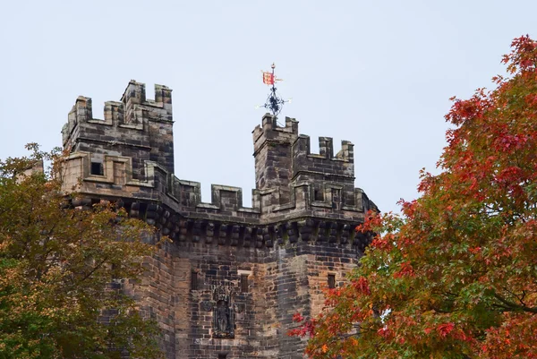 Stock image Lancaster castle gates