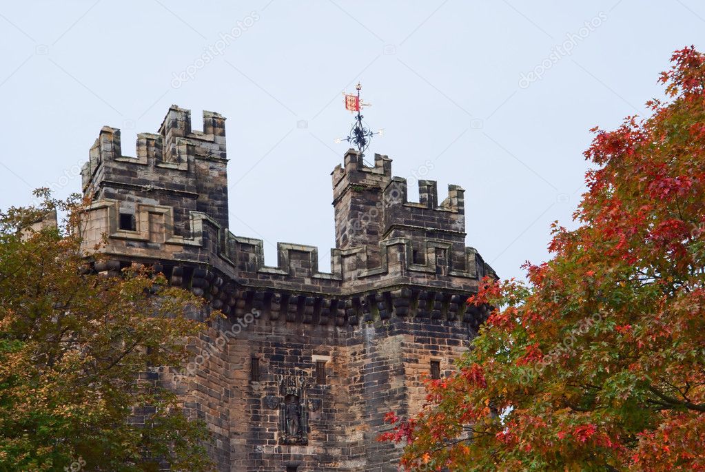 Lancaster castle gates