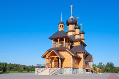 Orthodox church in Belarus clipart