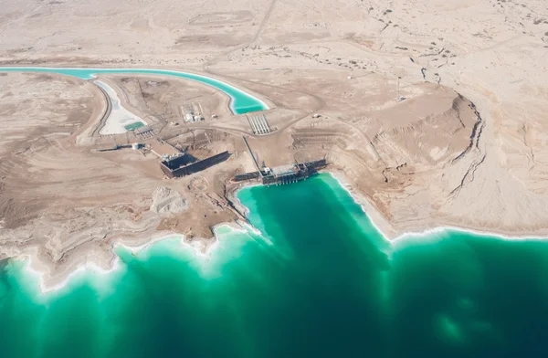 Waterworks on Dead Sea — Stock Photo, Image