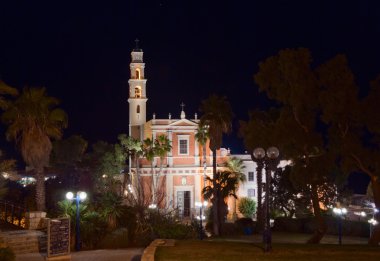 St. Peter church in Old Yaffo clipart