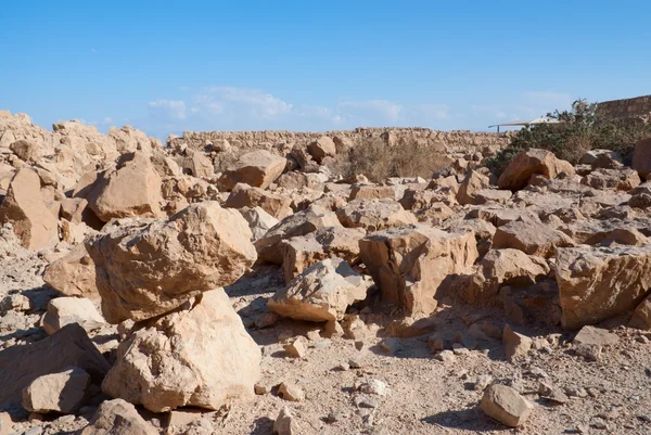 マサダ要塞の遺跡 — ストック写真