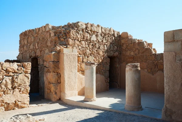 マサダ要塞の遺跡 — ストック写真