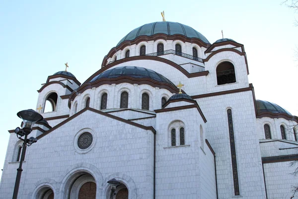 stock image Cathedral of St. Savvy.Belgrad.Serbiya