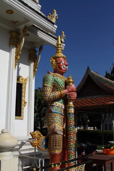Ejderha kırmızı arka plan pattaya Tayland — Stok fotoğraf