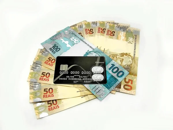 Гроші з Бразилії - новий дизайн валюти — стокове фото