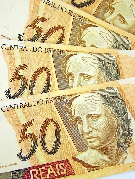 Brasilianisches Geld — Stockfoto