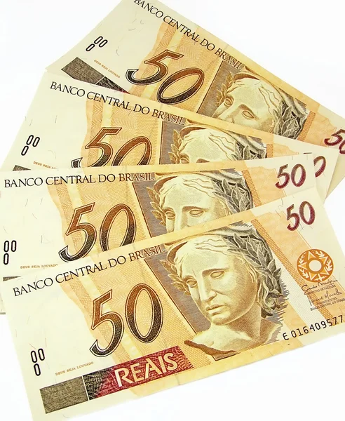Brasilianska pengar — Stockfoto