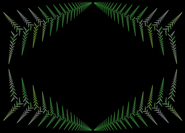 Abstracte fractal blad — Stockfoto