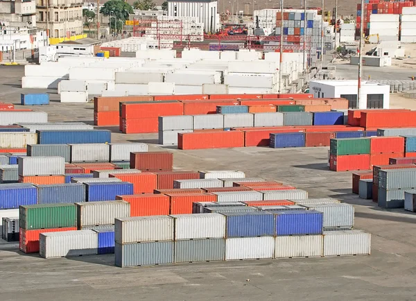 Containerterminal — Stockfoto