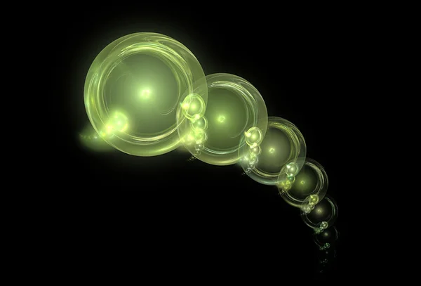 Fractal bubbels — Stockfoto