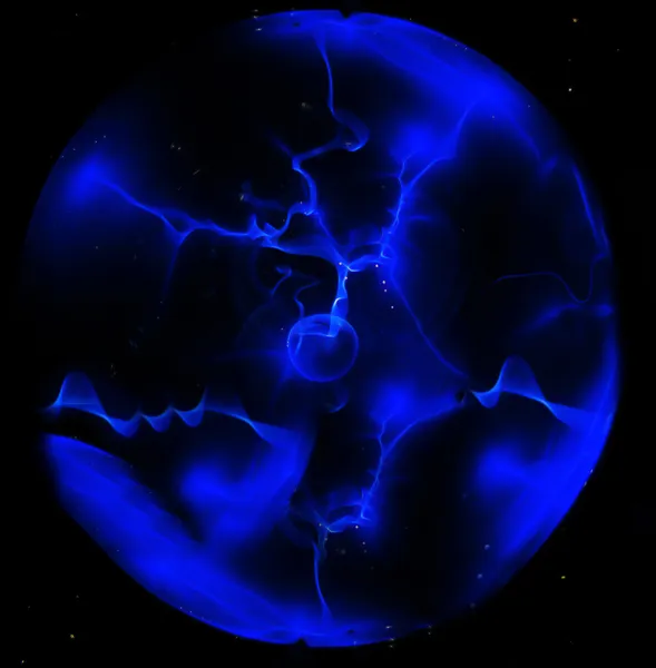 Conceito abstrato de energia em uma bola de plasma — Fotografia de Stock