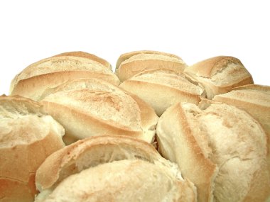Group of french bread, a traditional bread from brazil clipart