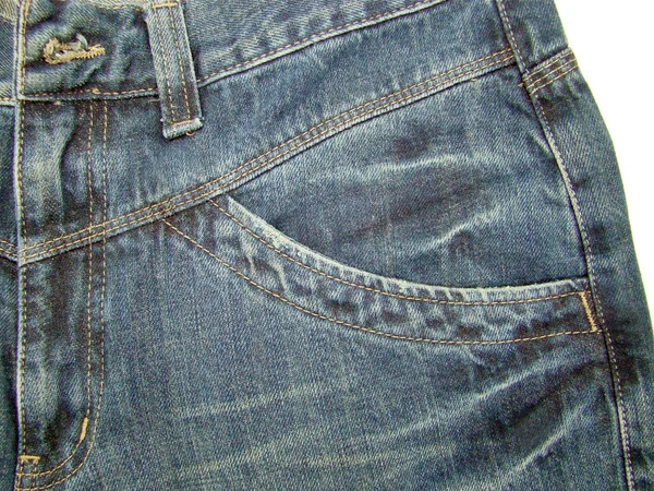 Bir kot pantolon cebinde detay — Stok fotoğraf