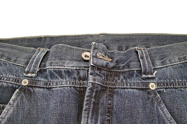 Detail van een jeans broek zak — Stockfoto