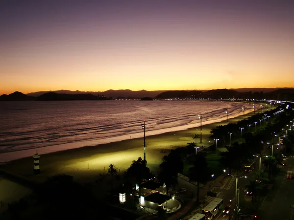 Hermosa vista de la ciudad de santos en Brasil —  Fotos de Stock