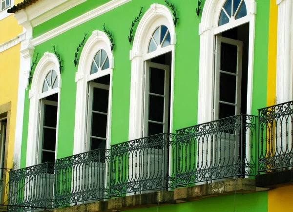 stock image Pelourinho house on the historical center of salvador, bahia, brazil