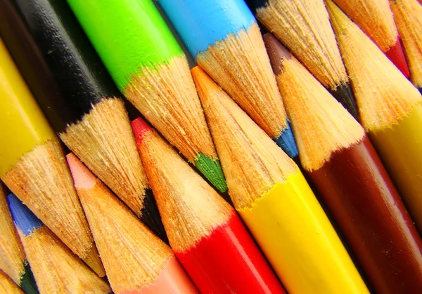 Fond crayon couleur — Photo