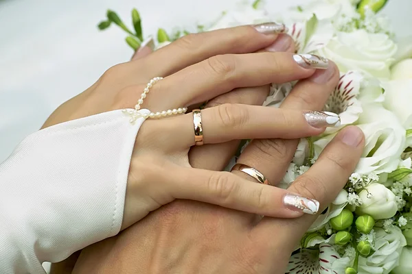 Zásnubní prsteny svatební Royalty Free Stock Fotografie