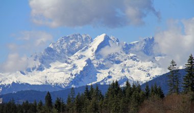 Kartpostal Bavarian Dağları (Karwendel'de cinayet sebebi.)