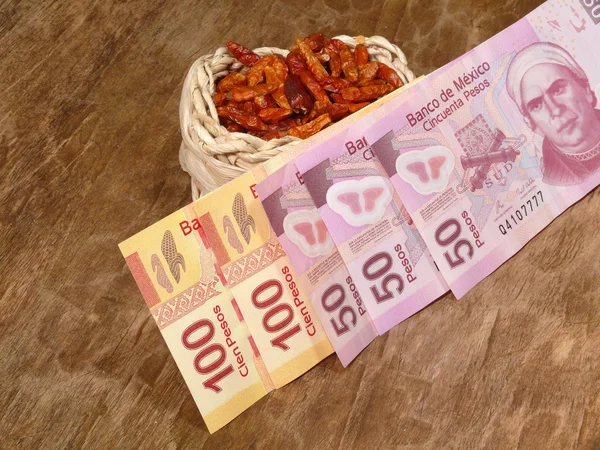 Mexican pesos MXN — Stock Photo, Image