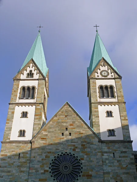 Pilgrimsfärd basilica — Stockfoto