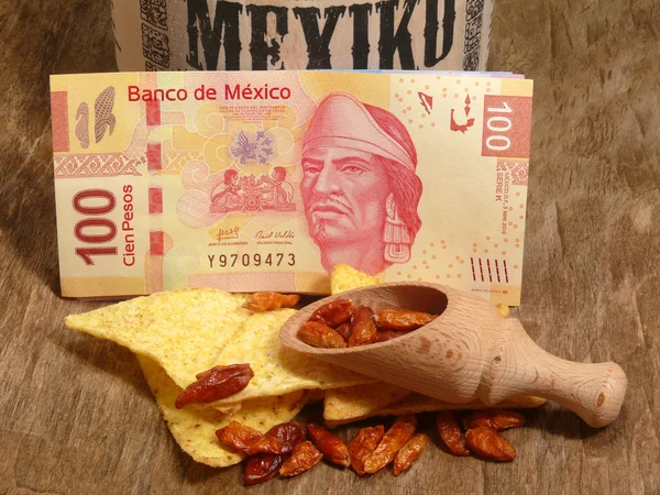 Mxn Мексиканське песо — стокове фото