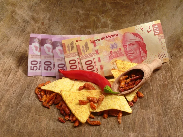 Mexické pesos mxn — Stock fotografie
