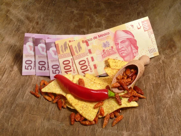 Pesos mexican MXN — Fotografie, imagine de stoc