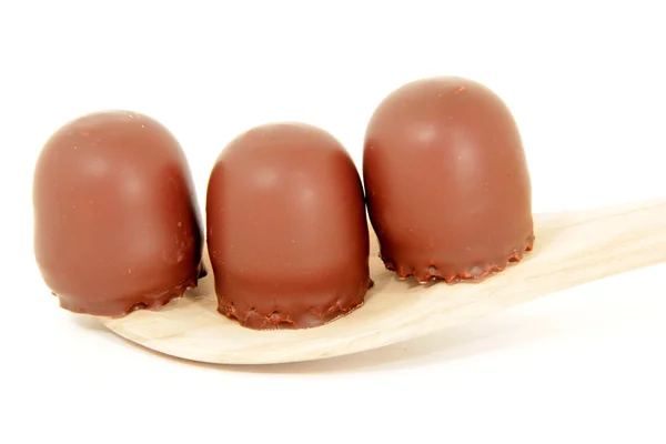 Marshmallow con cioccolato — Foto Stock