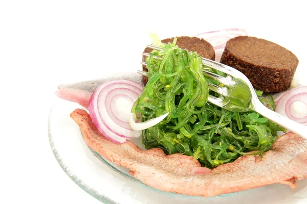 Sea grass salad — Stock Photo, Image