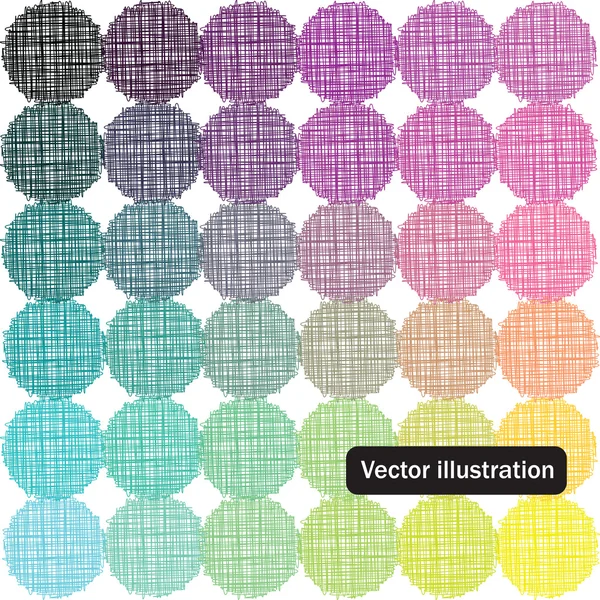 Color palette background — Stock Vector