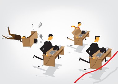 Leader of competition clipart