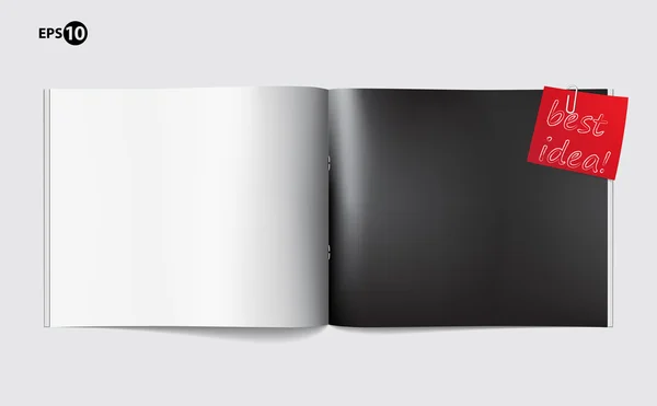 设计布局杂志空白页面模板 — 图库矢量图片