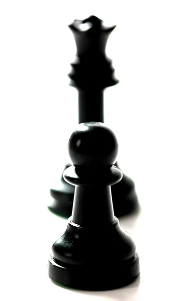 Schackpjäser — Stockfoto