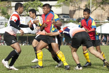 rugby oyuncuları eylem