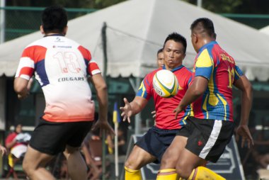 rugby oyuncuları eylem