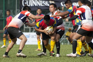 rugby oyuncuları eylem