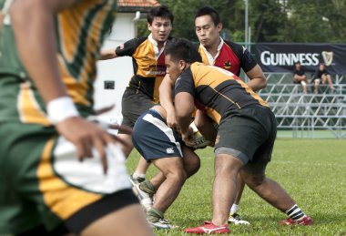 rugby oyuncuları eylem