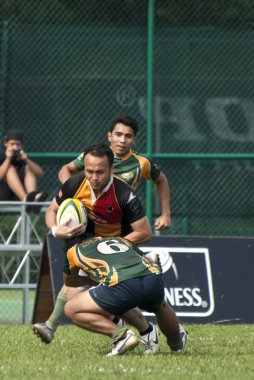 rugby oyuncuları eylem